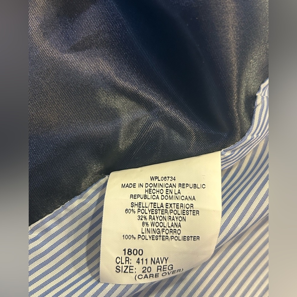 🔹”Izod” NWT Boy’s Blue Sport Coat Classic Tailored Blazer🔹 - Picture 9 of 13